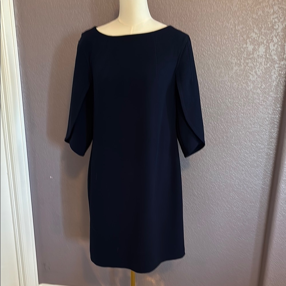 Trina Turk Midnight Blue Long Sleeve Dress